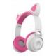 Diadema Audifonos Bluetooth De Gato Recargable (Entrega Inmediata)