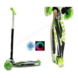 Patineta Monopatín Scooter Niños Diseño Graffiti Ajustable (Entrega Inmediata)