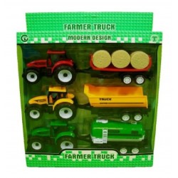 Set De Tractores Para Granja De Juguete (Entrega Inmediata)