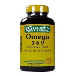 Omega 3 6 9 X 120 Tab Good`n Natural (Entrega Inmediata)