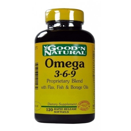 Omega 3 6 9 X 120 Tab Good`n Natural (Entrega Inmediata)