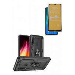 Kit Funda Protector Armadura Xiaomi Note 8 + Ceramico Film (Entrega Inmediata)