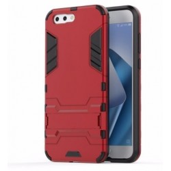 Kit Total Protector Zenfone 4 Ze554kl Rojo + Vidrio Dorado (Entrega Inmediata)
