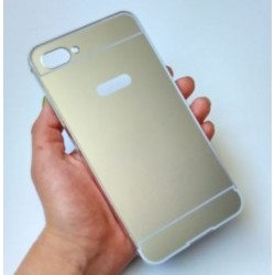 Kit Bumper Asus Zenfone 4 Max Zc554kl Plata + Vidrio Blanco (Entrega Inmediata)
