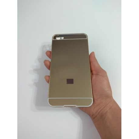 Kit Bumper Xiaomi Redmi Note 5a Dorado Negro + Vidrio (Entrega Inmediata)