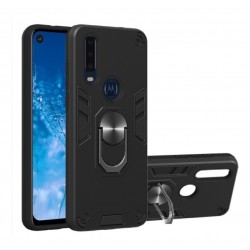 Funda Protector Armadura Ring Case Motorola One Vision (Entrega Inmediata)