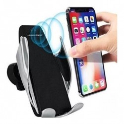 Holder Cargador Inalambrico Celular Qi Carga Rapida Smart S5 (Entrega Inmediata)