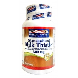 Milk Thistle Healthy America 90 Cap 300mg Higadosilimarina (Entrega Inmediata)