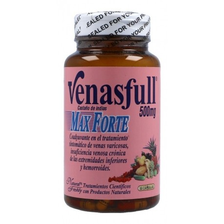 Venasfull 500 Mg Natural Fresly 50 Capsulas (Entrega Inmediata)