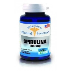 Spirulina 800mg X 100 Tabletas Natural System (Entrega Inmediata)