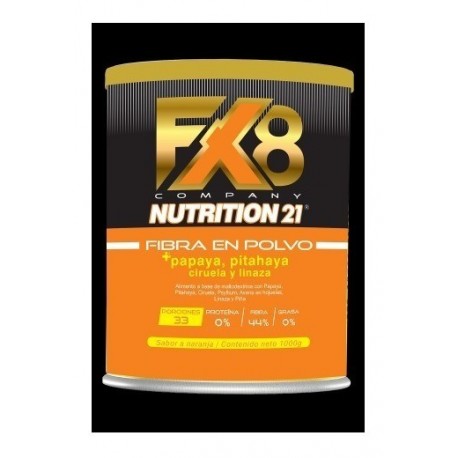 Fibra En Polvo 1000g Nutrition Papaya 33 Porciones (Entrega Inmediata)