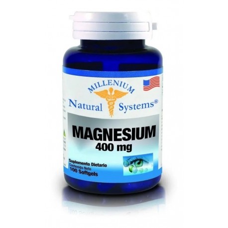 Magnesium 400 Mg Natural Systems (Entrega Inmediata)