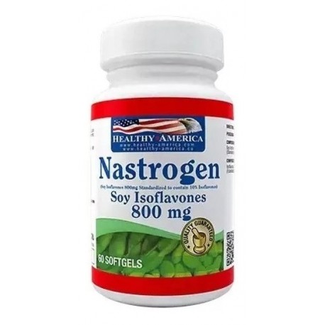 Nastrogen 800mg Isoflavonas De Soya X60 Softgels Healthy (Entrega Inmediata)