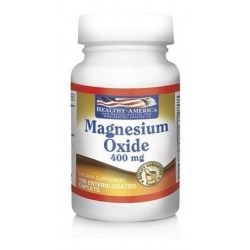 Magnesium Oxide 400 Mg Healthy America (Entrega Inmediata)