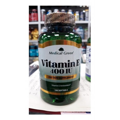 Vitamina E 400 Iu Medical Green 100 Cap (Entrega Inmediata)