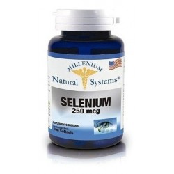 Selenium Selenio 250mcg X100 Softgels Natural Systems (Entrega Inmediata)
