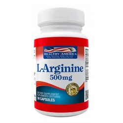L-arginine 500 Mg Healthy America X 50 Caps (Entrega Inmediata)