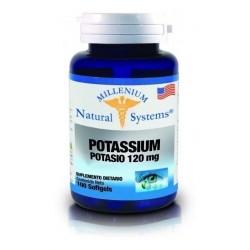 Potassium 120mg X 100 Softgels Natural Systems (Entrega Inmediata)