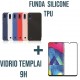Estuche Silicona Tpu + Vidrio 9d Para Samsung M10 (Entrega Inmediata)