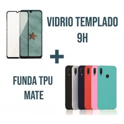Vidrio Templado 9h + Estuche Silicona Tpu Psmart 2019 (Entrega Inmediata)