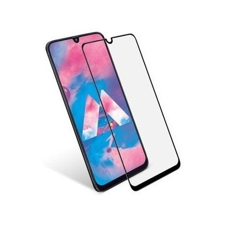Vidrio Templado 9d Para Samsung M30 Adhesivo Completo (Entrega Inmediata)