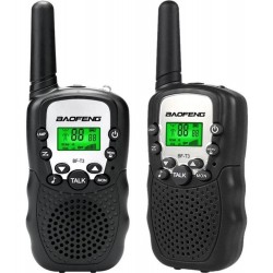 Radios Mini Walkie Talkies Baofeng Bf T3 X 2 Unidades Negro (Entrega Inmediata)