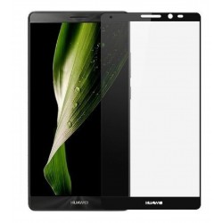Vidrio Protector Huawei Mate 8 Negro 100% Cubrimiento (Entrega Inmediata)