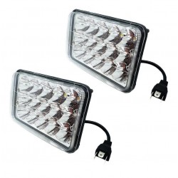 2 Exploradoras 15 Led Luz Blanca Rompe Niebla Altas Y Bajas (Entrega Inmediata)