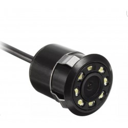 Cámara De Reversa Para Auto 8 Leds Visión Nocturna Hd Lluvia (Entrega Inmediata)