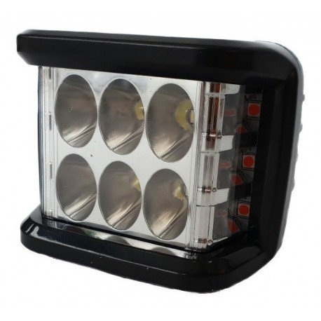 Exploradors Mini 6 Led Federal Fija Y Estrober 18w (Entrega Inmediata)