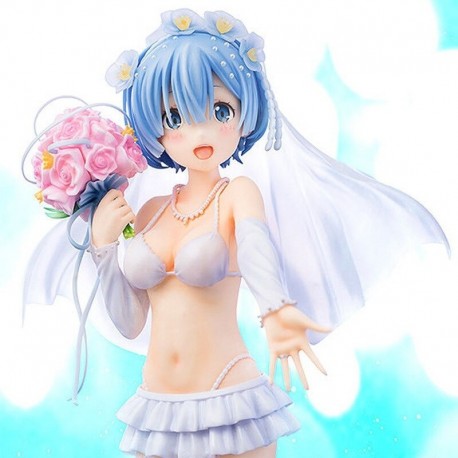 Rem Vestido Novia Re:zero Hentai Figura Colección + Obsequio (Entrega Inmediata)