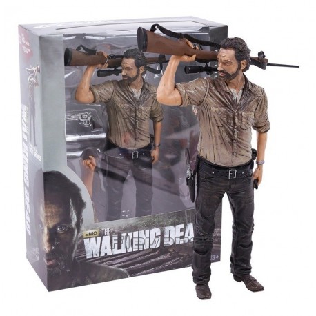 The Walking Dead Rick Grimes Sheriff Figura Colección + Obse (Entrega Inmediata)