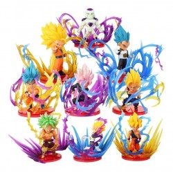 Goku Vegeta Broly Dragon Ball Colección X9 Figuras + Obsequi (Entrega Inmediata)