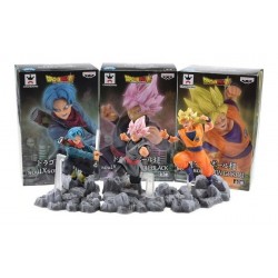 Goku Black Trunks Dragon Ball Colección X3 Figuras + Obsequi (Entrega Inmediata)