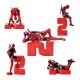 Deadpool Colección Marvel X5 Figuras En Base + Obsequio (Entrega Inmediata)
