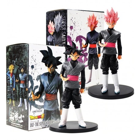 Goku Black Rose Dragon Ball Colección X2 Figuras + Obsequio (Entrega Inmediata)
