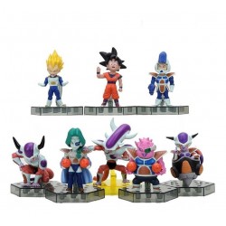 Goku Vegeta Dragon Ball Z Colección X8 Figuras + Obsequio (Entrega Inmediata)