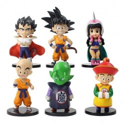 Goku Vegeta Dragón Ball Z Colección X6 Figuras + Obsequio (Entrega Inmediata)