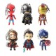 Vengadores X6 Iron Man Capitan Spider Thor Superman Batman (Entrega Inmediata)