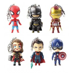 Vengadores X6 Iron Man Capitan Spider Thor Superman Batman (Entrega Inmediata)