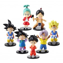 Goku Dragon Ball Z Colección Niños X7 Figuras + Obsequio (Entrega Inmediata)