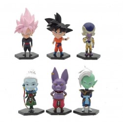 Goku Dragon Ball Super Colección X6 Figuras Cabezones + Obse (Entrega Inmediata)