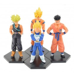 Goku Vegeta Trunks Dragon Ball Z Colección X4 Figuras + Obse (Entrega Inmediata)