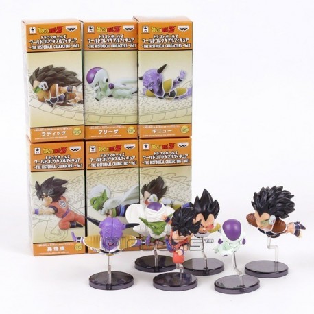 Goku Vegeta Dragon Ball Colección X6 Figuras Wcf + Obsequio (Entrega Inmediata)