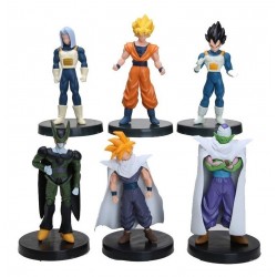 Gohan Cell Trunks Dragon Ball Z Colección X6 Figuras En Base (Entrega Inmediata)
