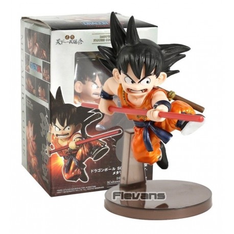 Goku Dragon Ball Z Colección Figura Báculo Metalizado + Obse (Entrega Inmediata)