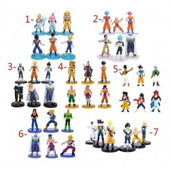 Goku Vegeta Dragon Ball Colección X6 Figuras + Obsequio (Entrega Inmediata)
