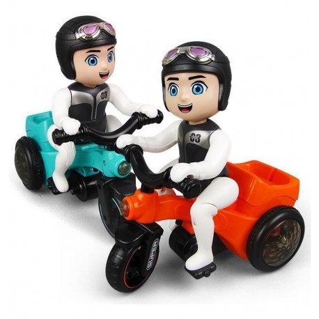 Motocicleta Con Muñeco De Luces Y Sonido Juguete Didáctico (Entrega Inmediata)
