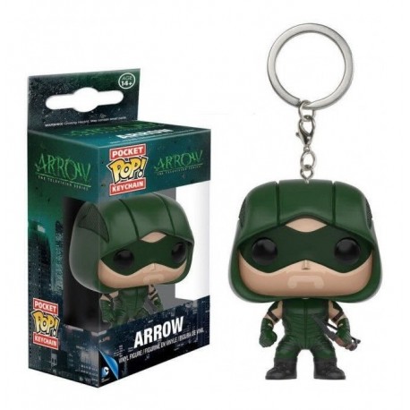 Funko Pop The Arrow Dc Comics Colección Llavero + Obsequio (Entrega Inmediata)