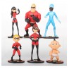 Los Increibles Coleccion X6 Figuras + Obsequio (Entrega Inmediata)
